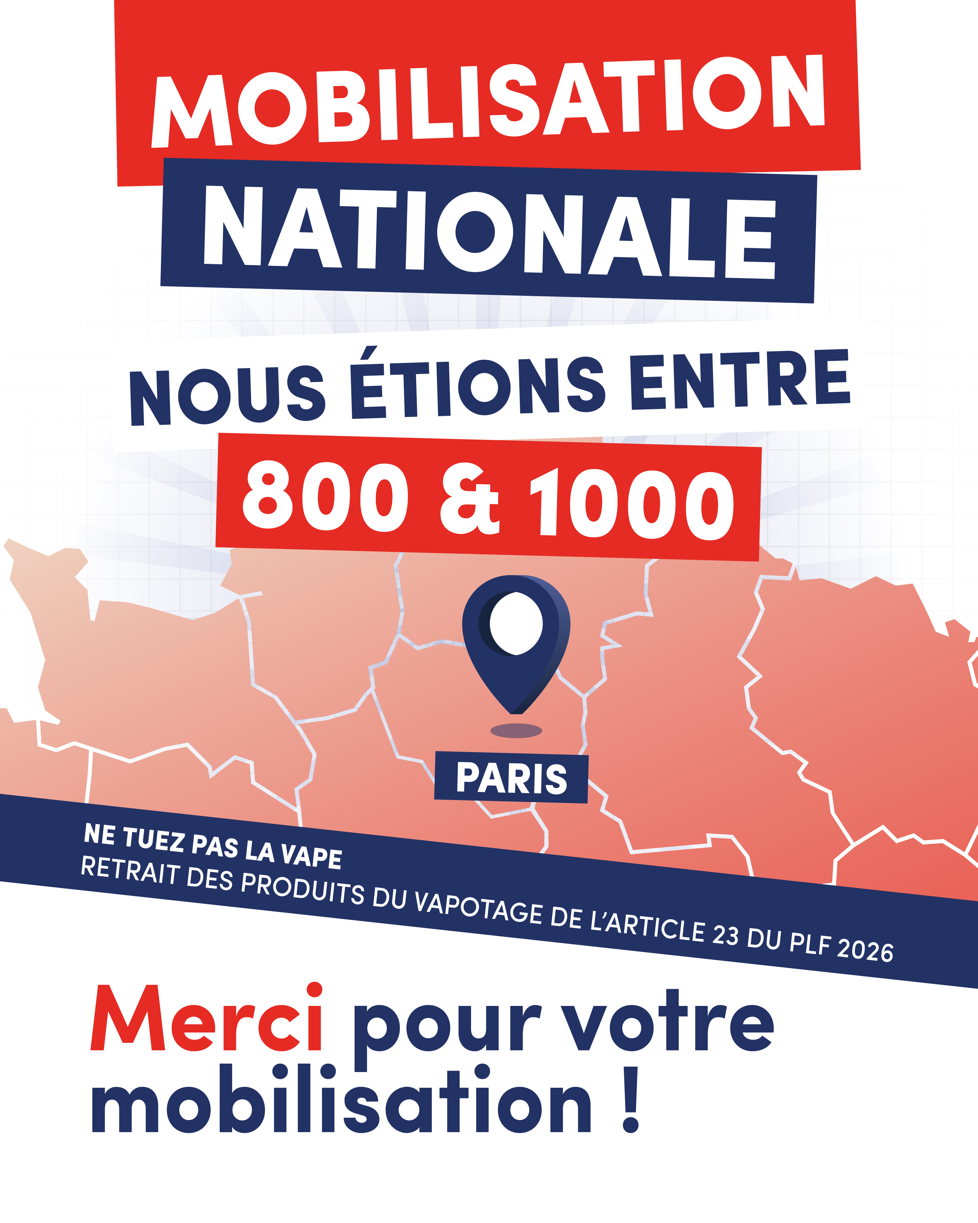 La mobilisation Ne Tuez Pas La Vape Décembre 2025